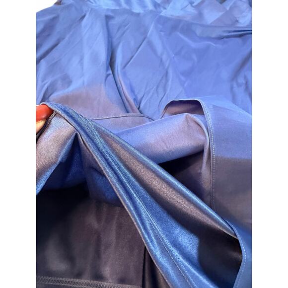 NWT David Meister Blue One Shoulder Jeweled Gown - Size 22 - Picture 15 of 16